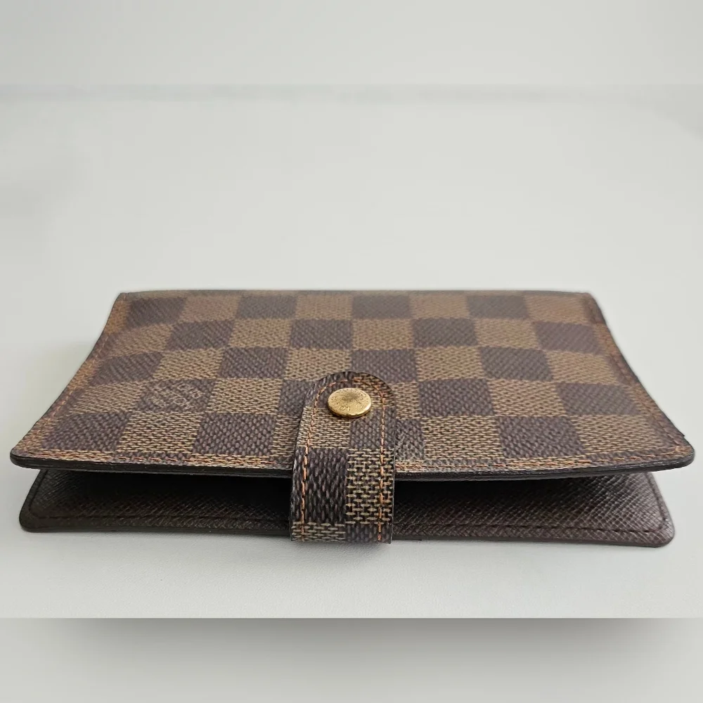 Louis Vuitton Damier Ebene Ring Agenda Cover
